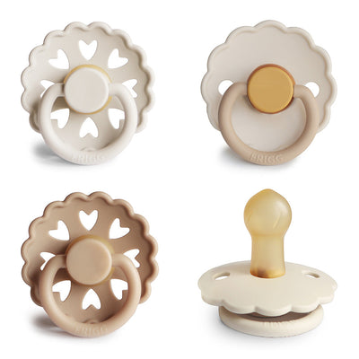 FRIGG Rubber Pacifier 4-Pack