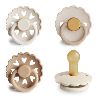 FRIGG Rubber Pacifier 4-Pack