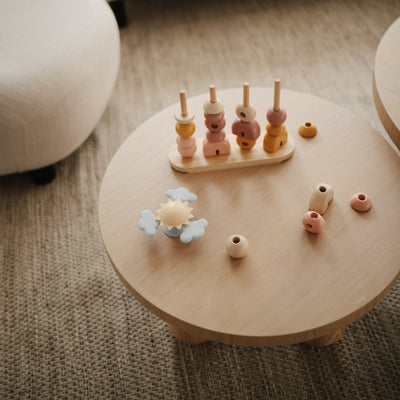 Wooden Shape Sorting Stacker