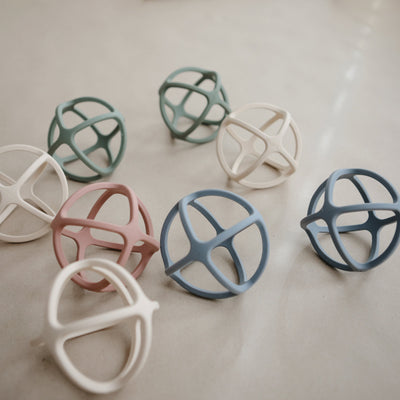 Mushie Ball Teether – Silicone Baby Teether