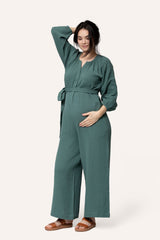 NOM Maternity Alma Nursing Jumpsuit
