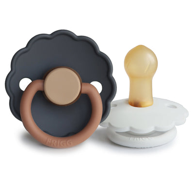 FRIGG Daisy Rubber Pacifier – Natural Latex Baby Pacifier