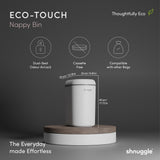 Shnuggle Eco-Touch Nappy Bin Diaper Pail + 30 Better Bag Liners