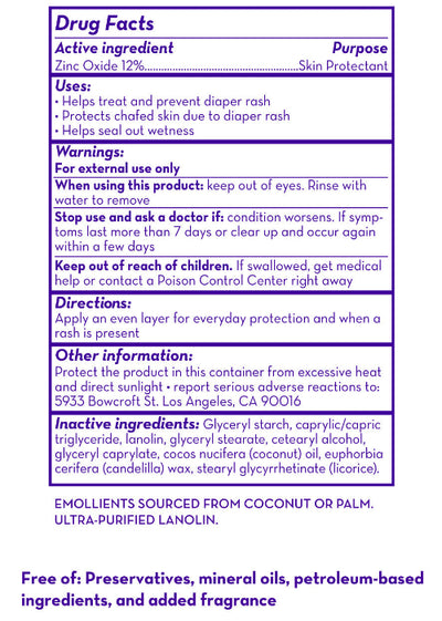 California Baby Diaper Rash Ointment Zinc Oxide