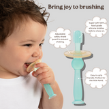 Haakaa 360° Silicone Toothbrush for Babies 6 Months+