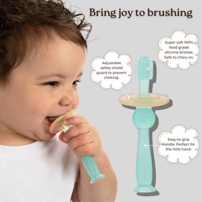 Haakaa 360° Silicone Toothbrush for Babies 6 Months+