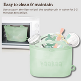Haakaa 360° Silicone Toothbrush for Babies 6 Months+