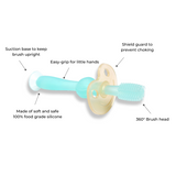 Haakaa 360° Silicone Toothbrush for Babies 6 Months+