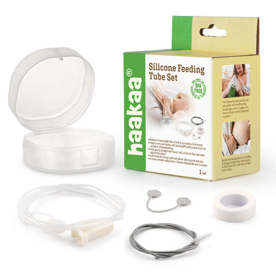 Haakaa Silicone Feeding Tube Set for Gen 3 Bottle – Supplemental Nursing System (SNS)