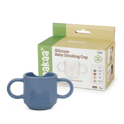 Haakaa Silicone Baby Drinking Cup with Easy-Grip Handles (5oz / 150ml)