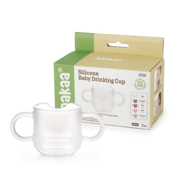 Haakaa Silicone Baby Drinking Cup with Easy-Grip Handles (5oz / 150ml)