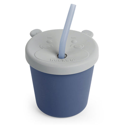 Haakaa One-Piece Silicone Straw Cup with Lid – 5oz / 150ml (6+ Months)