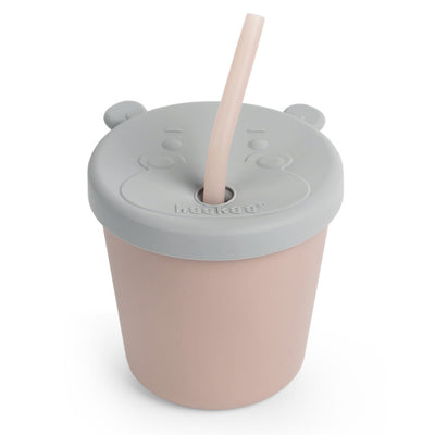 Haakaa One-Piece Silicone Straw Cup with Lid – 5oz / 150ml (6+ Months)
