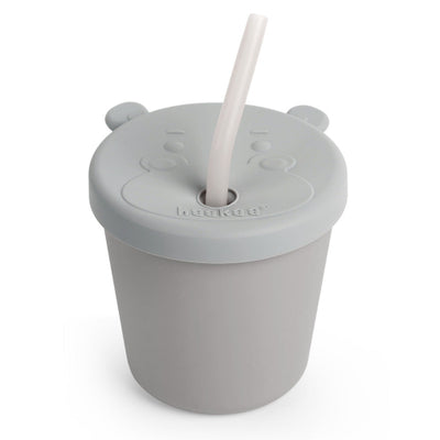 Haakaa One-Piece Silicone Straw Cup with Lid – 5oz / 150ml (6+ Months)