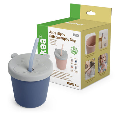 Haakaa One-Piece Silicone Straw Cup with Lid – 5oz / 150ml (6+ Months)