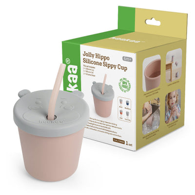 Haakaa One-Piece Silicone Straw Cup with Lid – 5oz / 150ml (6+ Months)