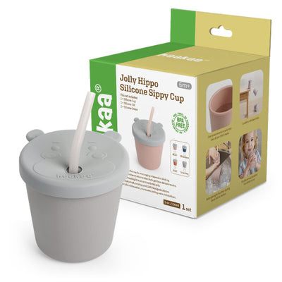 Haakaa One-Piece Silicone Straw Cup with Lid – 5oz / 150ml (6+ Months)