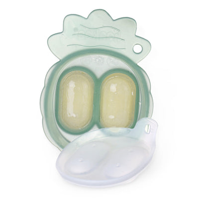Freeze-N-Feed Mini Combo – Silicone Fresh Food Feeder + Mini Pineapple Nibble Tray