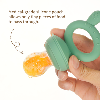 Freeze-N-Feed Mini Combo – Silicone Fresh Food Feeder + Mini Pineapple Nibble Tray