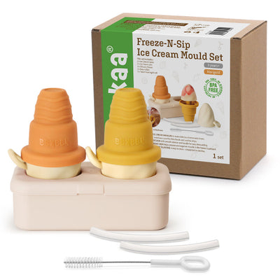 Haakaa Freeze-N-Sip Ice Cream Mould Set – Silicone Homemade Popsicle & Frozen Treat Maker (3+ Years)
