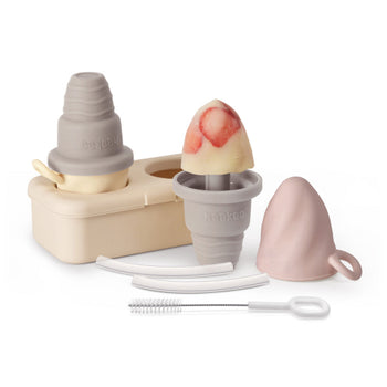 Haakaa Freeze-N-Sip Ice Cream Mould Set – Silicone Homemade Popsicle & Frozen Treat Maker (3+ Years)