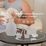 Supplemental Feeding Tube & Pouch Set – 120ml Silicone Breastfeeding Support System