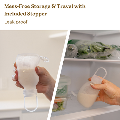 Supplemental Feeding Tube & Pouch Set – 120ml Silicone Breastfeeding Support System