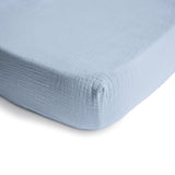 Mushie Mini Muslin Crib Sheet