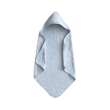 Mushie Organic Cotton Hooded Baby Towel – Soft & Absorbent Bath Towel