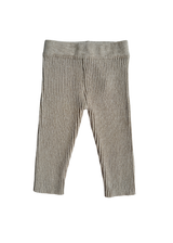Baby Rib Leggings - Heather Beige
