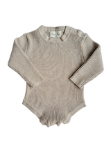 Baby Rib Bodysuit - Heather Beige