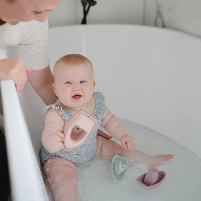 Stackable Bath Boats Toy Set