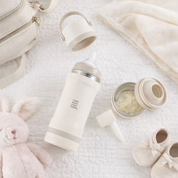 Jili All-In-One Baby Bottle – Almond (Insulated Travel Bottle, 8H Warm)