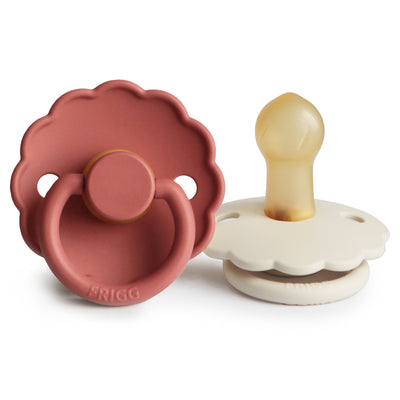 FRIGG Daisy Rubber Pacifier – Natural Latex Baby Pacifier