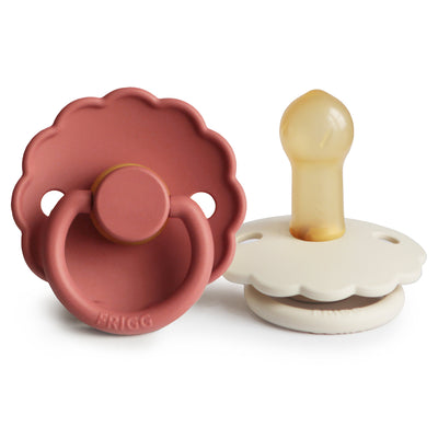 FRIGG Daisy Rubber Pacifier – Natural Latex Baby Pacifier