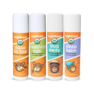 oogiebear 4-pack balm collection