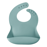 Roll-Up Silicone Baby Bib – Food-Grade Soft Waterproof Bib for BLW
