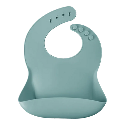 Roll-Up Silicone Baby Bib – Food-Grade Soft Waterproof Bib for BLW