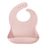 Roll-Up Silicone Baby Bib – Food-Grade Soft Waterproof Bib for BLW
