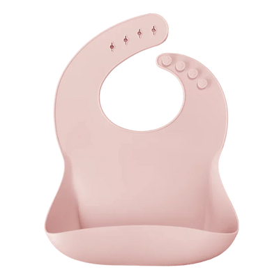 Roll-Up Silicone Baby Bib – Food-Grade Soft Waterproof Bib for BLW