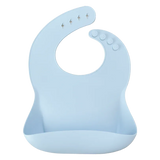 Roll-Up Silicone Baby Bib – Food-Grade Soft Waterproof Bib for BLW