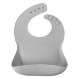 Roll-Up Silicone Baby Bib – Food-Grade Soft Waterproof Bib for BLW