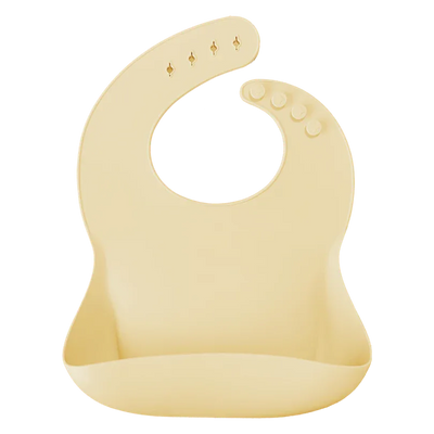 Roll-Up Silicone Baby Bib – Food-Grade Soft Waterproof Bib for BLW