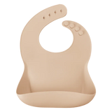 Roll-Up Silicone Baby Bib – Food-Grade Soft Waterproof Bib for BLW