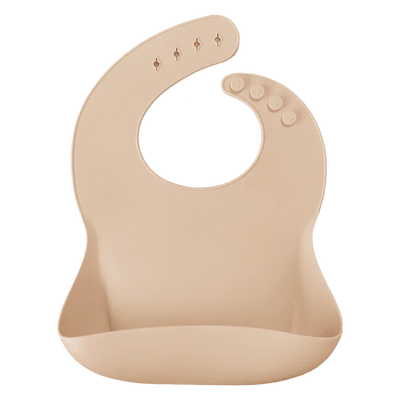 Roll-Up Silicone Baby Bib – Food-Grade Soft Waterproof Bib for BLW