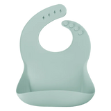 Roll-Up Silicone Baby Bib – Food-Grade Soft Waterproof Bib for BLW