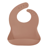 Roll-Up Silicone Baby Bib – Food-Grade Soft Waterproof Bib for BLW