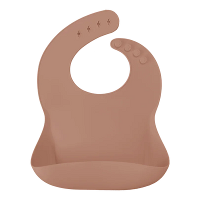 Roll-Up Silicone Baby Bib – Food-Grade Soft Waterproof Bib for BLW