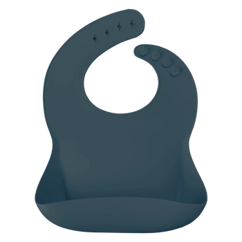 Roll-Up Silicone Baby Bib – Food-Grade Soft Waterproof Bib for BLW