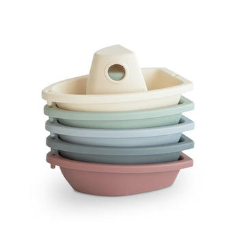 Stackable Bath Boats Toy Set
